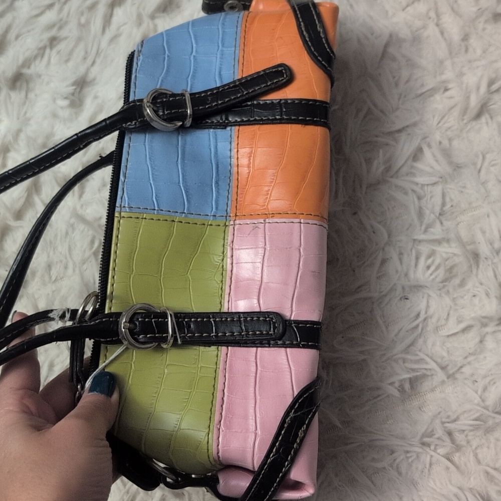 Colorful Patchwork Women's Bag - Picture 6 of 10
